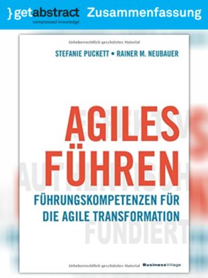 cover image of Agiles Führen (Zusammenfassung)
